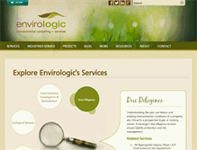 Tablet Screenshot of envirologic.com